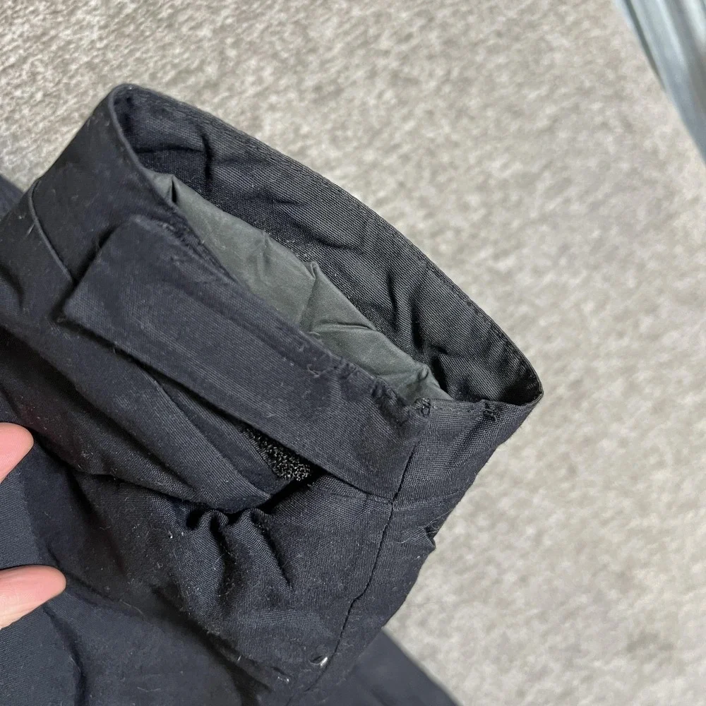 The North‎ Face Jacket Mens Large Black Hooded Insulated HyVent Ski Winter Coat